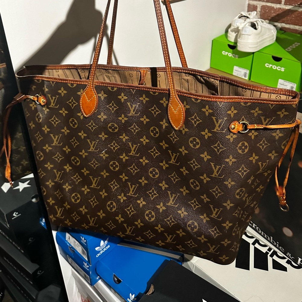 Louis Vuitton Brown Monogram Tote Bag